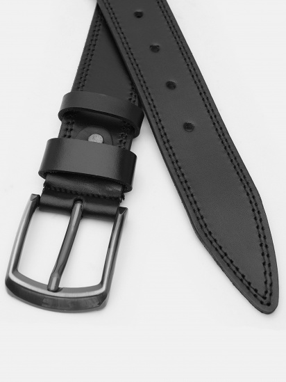 Ремень Borsa Leather модель V1115FX20-black — фото - INTERTOP
