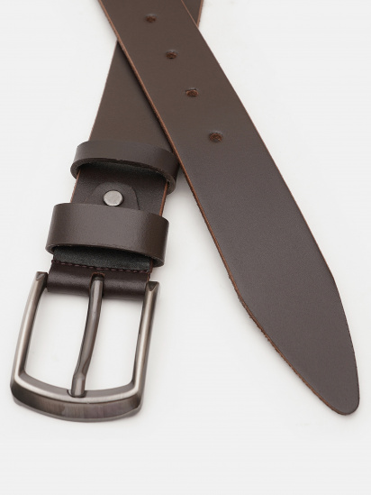 Ремень Borsa Leather модель V1115FX21-brown — фото - INTERTOP