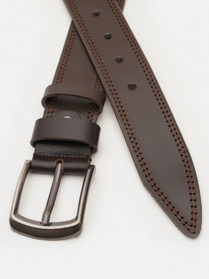 Ремінь Borsa Leather модель V1115FX22-brown — фото - INTERTOP
