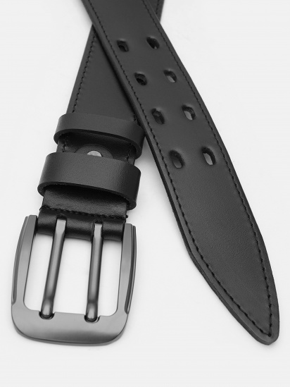 Ремень Borsa Leather модель V1115FX25-black — фото - INTERTOP
