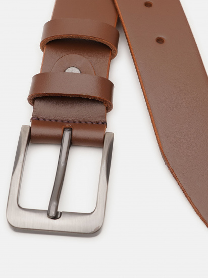 Ремень Borsa Leather модель V1115FX40-brown — фото - INTERTOP