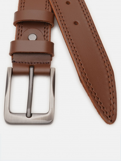 Ремінь Borsa Leather модель V1115FX41-brown — фото - INTERTOP