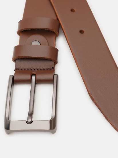 Ремень Borsa Leather модель V1115FX46-brown — фото - INTERTOP