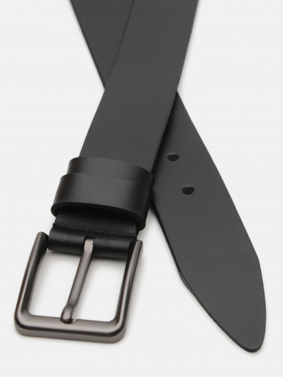 Ремень Borsa Leather модель V1115GX09-black — фото - INTERTOP