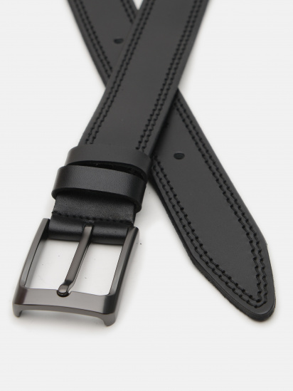 Ремень Borsa Leather модель V1115GX14-black — фото - INTERTOP