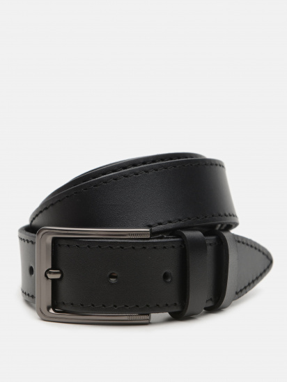 Ремень Borsa Leather модель V1115GX17-black — фото - INTERTOP