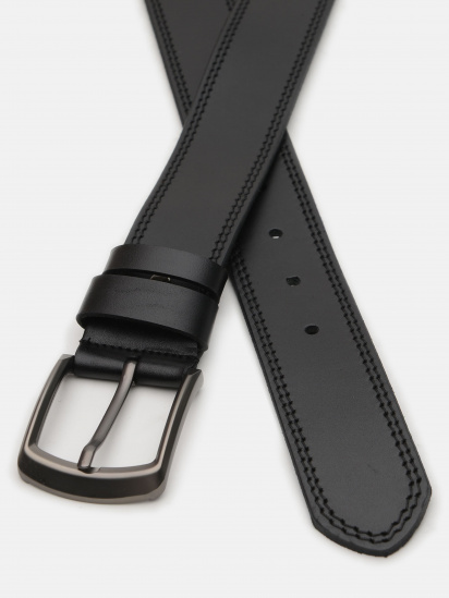 Ремень Borsa Leather модель V1115GX20-black — фото - INTERTOP