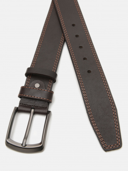 Ремень Borsa Leather модель V1115GX21-brown — фото - INTERTOP