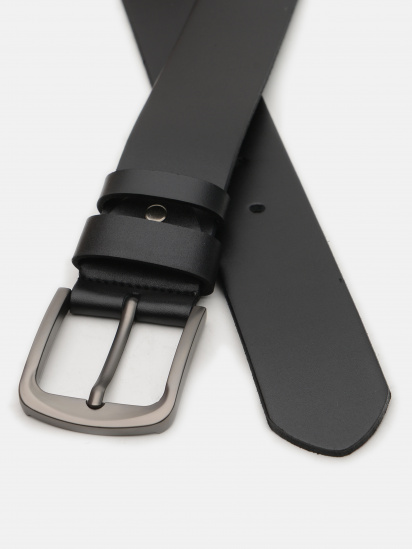 Ремень Borsa Leather модель V1115GX22-black — фото - INTERTOP