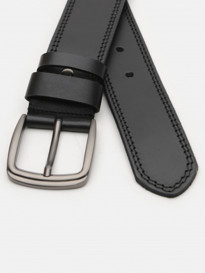 Ремень Borsa Leather модель V1115GX24-black — фото - INTERTOP
