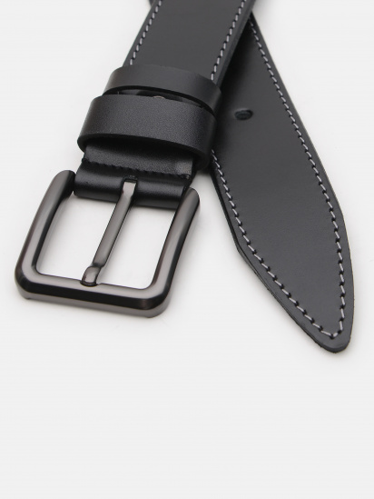 Ремень Borsa Leather модель V1115GX29-black — фото - INTERTOP
