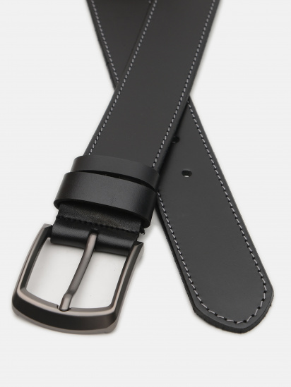 Ремінь Borsa Leather модель V1115GX38-black — фото - INTERTOP