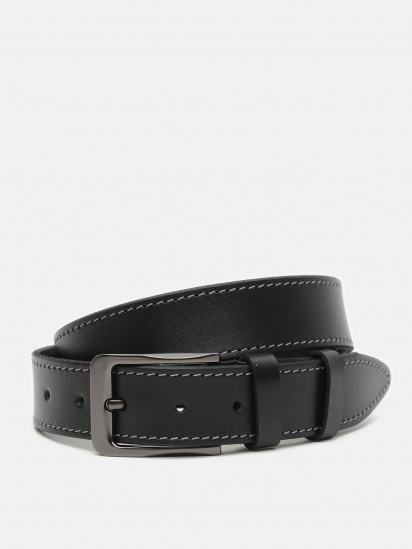Ремень Borsa Leather модель V1115GX39-black — фото - INTERTOP