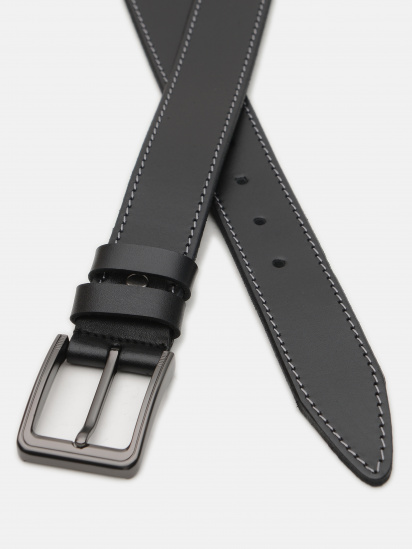 Ремень Borsa Leather модель V1115GX40-black — фото - INTERTOP