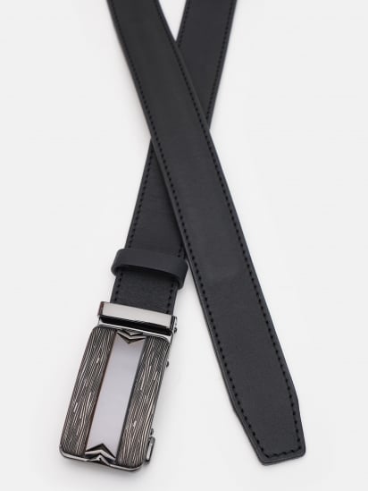 Ремень Borsa Leather модель V1115GX44-black — фото - INTERTOP