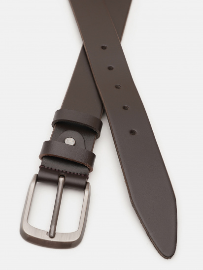 Ремень Borsa Leather модель V1125FX03-brown — фото - INTERTOP