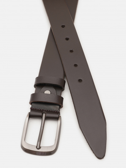 Ремень Borsa Leather модель V1125FX04-brown — фото - INTERTOP