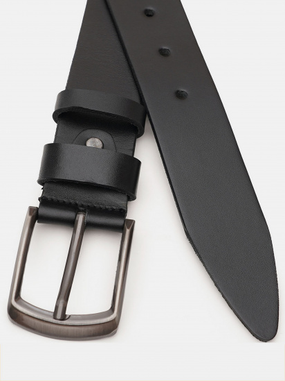 Ремінь Borsa Leather модель V1125FX19-black — фото - INTERTOP