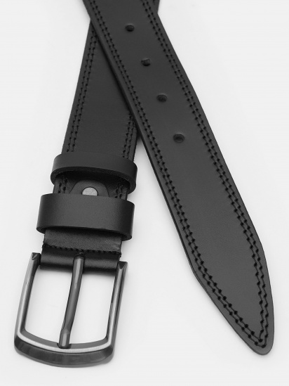Ремінь Borsa Leather модель V1125FX20-black — фото - INTERTOP
