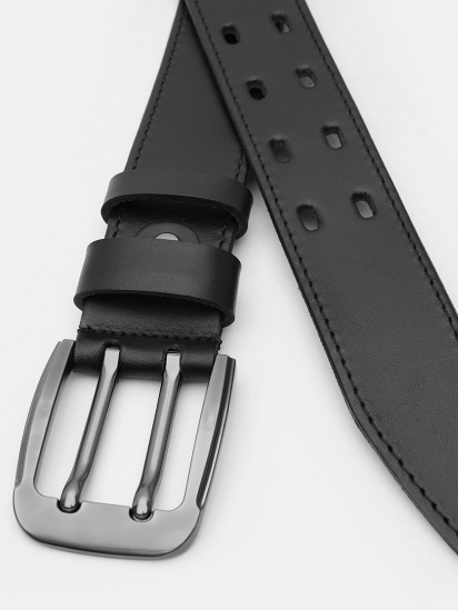 Ремінь Borsa Leather модель V1125FX25-black — фото - INTERTOP