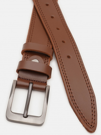 Ремінь Borsa Leather модель V1125FX41-brown — фото - INTERTOP