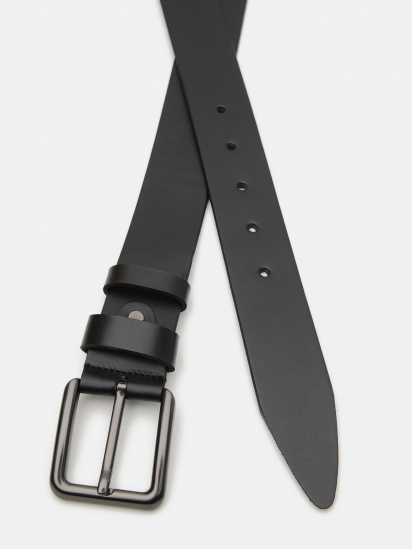 Ремень Borsa Leather модель V1125GX04-black — фото - INTERTOP