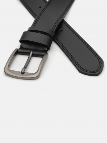 Ремень Borsa Leather модель V1125GX23-black — фото - INTERTOP