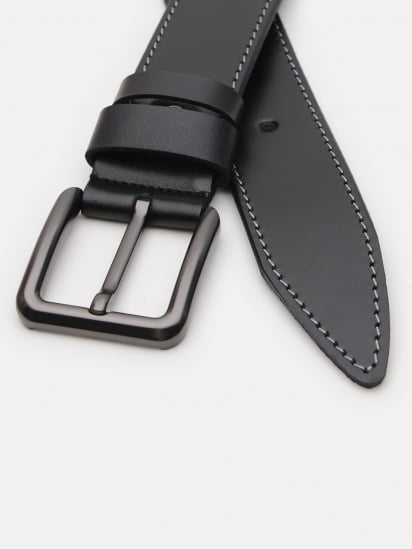 Ремень Borsa Leather модель V1125GX29-black — фото - INTERTOP