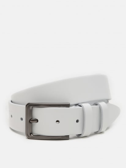 Ремень Borsa Leather модель V1125GX36-white — фото - INTERTOP