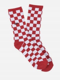 Червоний - Шкарпетки та гольфи Vans Checkerboard II Crew
