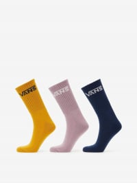 Жовтий - Набір шкарпеток Vans Classic Crew