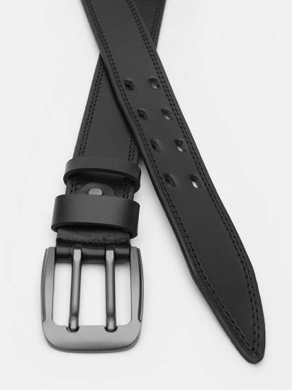 Ремінь Borsa Leather модель V1FX27-black — фото - INTERTOP