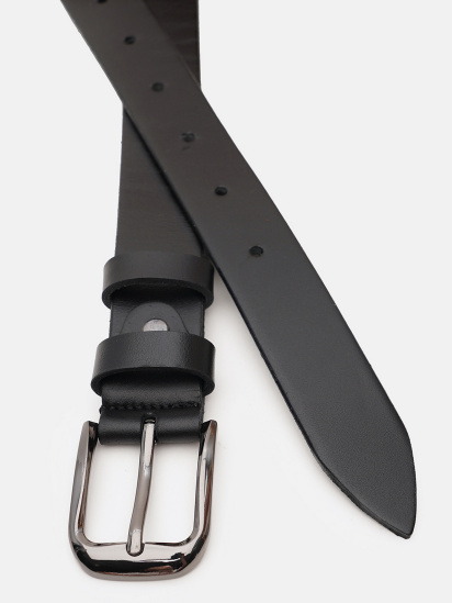 Ремінь Borsa Leather модель V1FX60-black — фото - INTERTOP