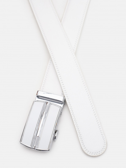 Ремінь Borsa Leather модель V1GKX04w-white — фото - INTERTOP
