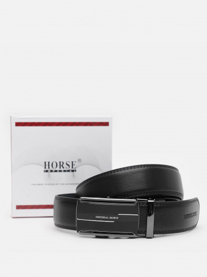 Ремень Horse Imperial модель V1HRS914-black — фото 3 - INTERTOP