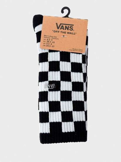 Шкарпетки та гольфи Vans Checkerboard II Crew модель VN0A3H3NHU01 — фото - INTERTOP