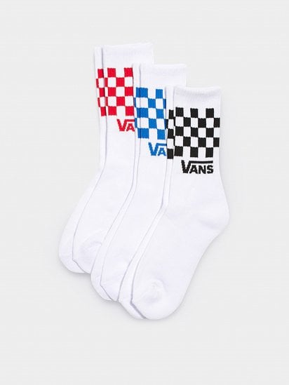 Набір шкарпеток Vans Check Crew Sock 3-Pack модель VN0A3GQWJ8Z1 — фото - INTERTOP