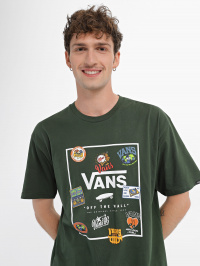 Зелёный - Футболка Vans Print Box