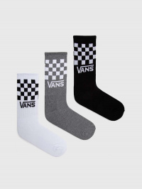 Білий/чорний - Шкарпетки Vans Classic Check Crew