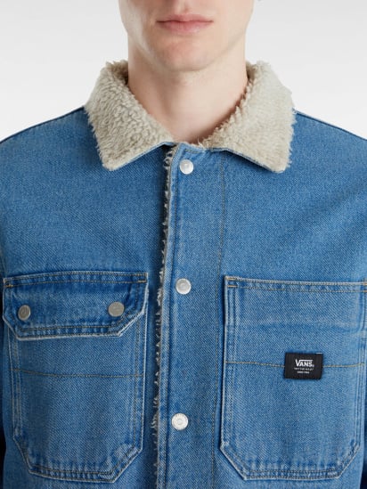 Джинсова куртка Vans Drill Chore Denim Sherpa модель VN000K4XCDX1 — фото 4 - INTERTOP