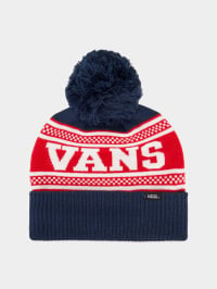 Синій - Шапка Vans Check Pom Beanie