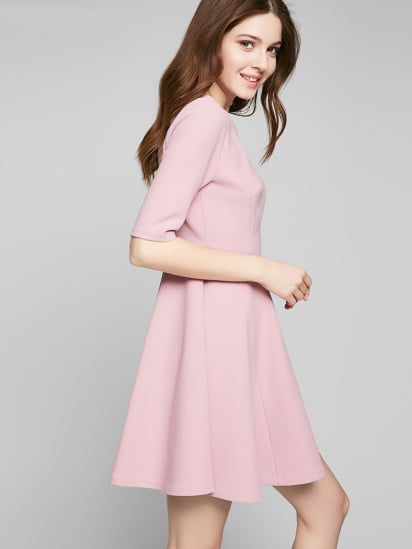 Платье миди Vero Moda модель 31726Z502E16_рожевий — фото - INTERTOP