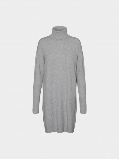 Платье мини Vero Moda модель 10199744_Light Grey Melange — фото 5 - INTERTOP