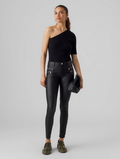 Зауженные джинсы Vero Moda модель 10277030_Black — фото 4 - INTERTOP
