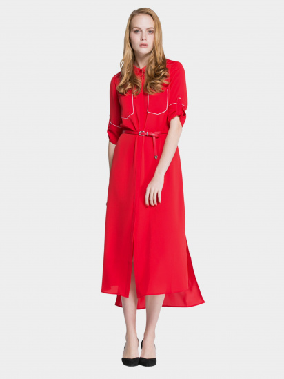 Платье миди Vero Moda модель 31617D012077_червоний — фото - INTERTOP