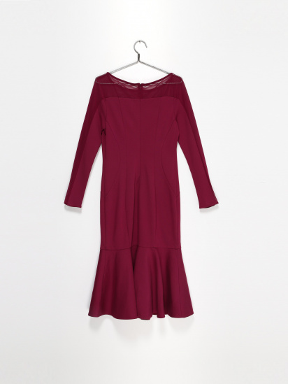 Сукня міді Vero Moda модель 31617D016099_пурпурний — фото - INTERTOP