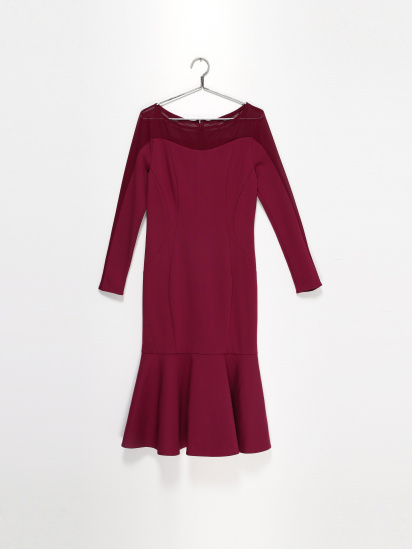 Платье миди Vero Moda модель 31617D016099_пурпурний — фото - INTERTOP