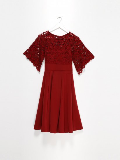 Платье миди Vero Moda модель 316461507072_т.червоний — фото - INTERTOP