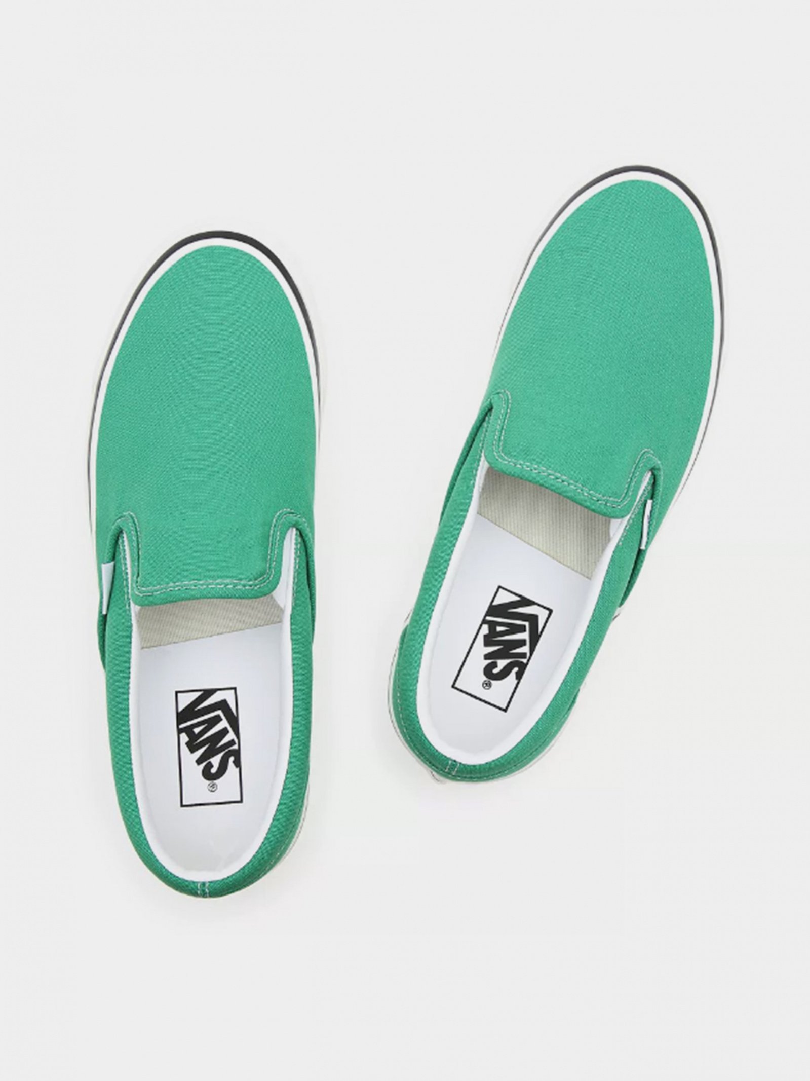 Teal slip cheap on vans