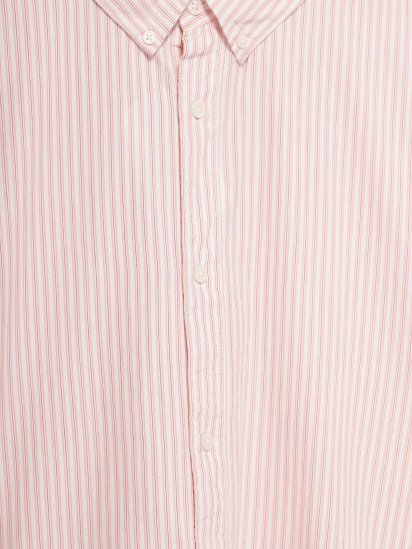 Сорочка Weekday модель 0703603_білий з рожевим — фото - INTERTOP